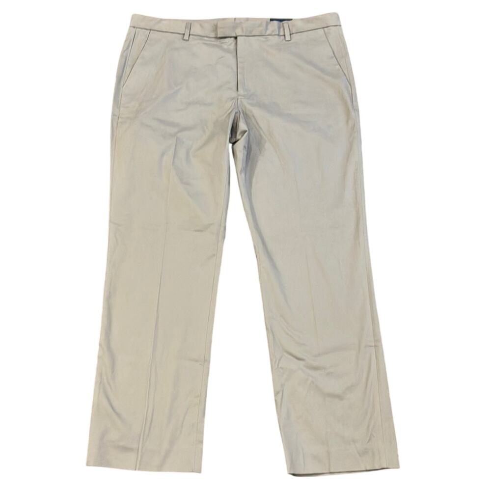 FAIRLANE Grey Straight Leg  Flat Front Chino's Size 40 X 32